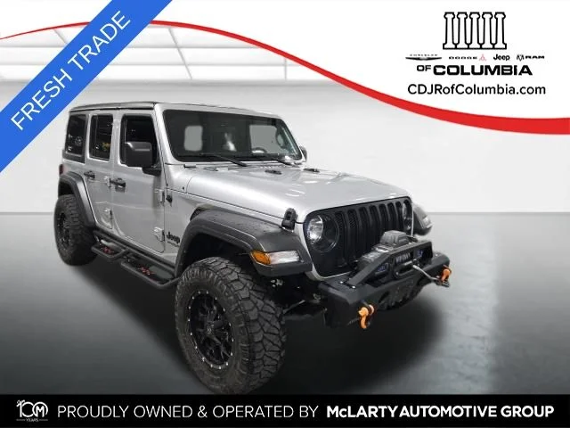 Used 2022 Silver Jeep Unlimited Sport S image 1