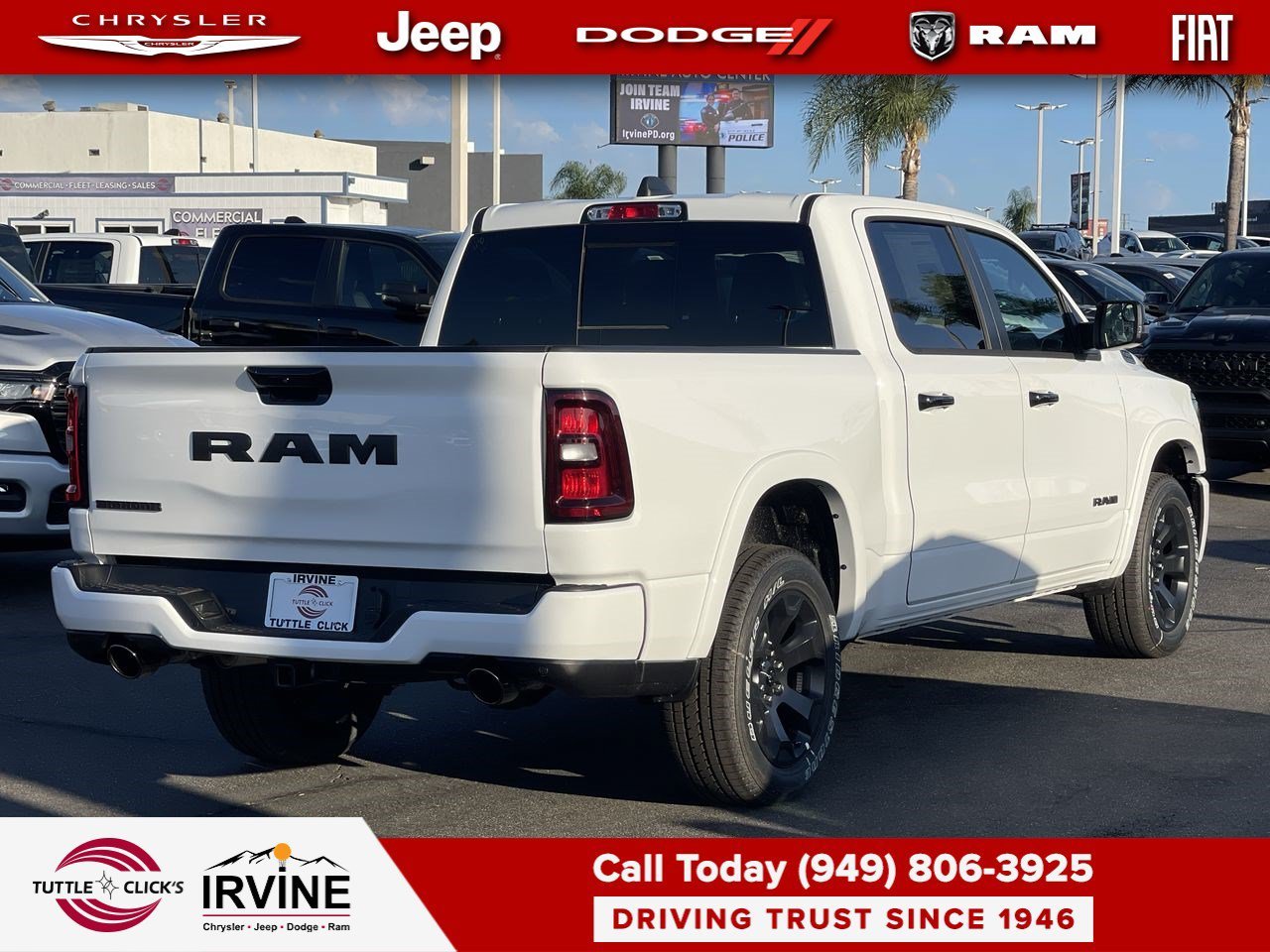 New 2026 Bright White Clearcoat RAM Big Horn image 6