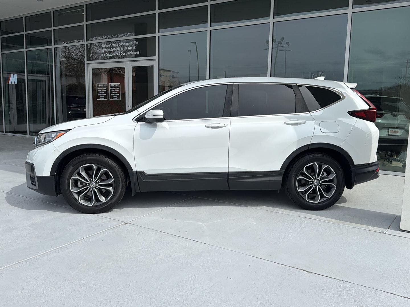 Used 2022 Platinum White Pearl Honda EX-L image 4