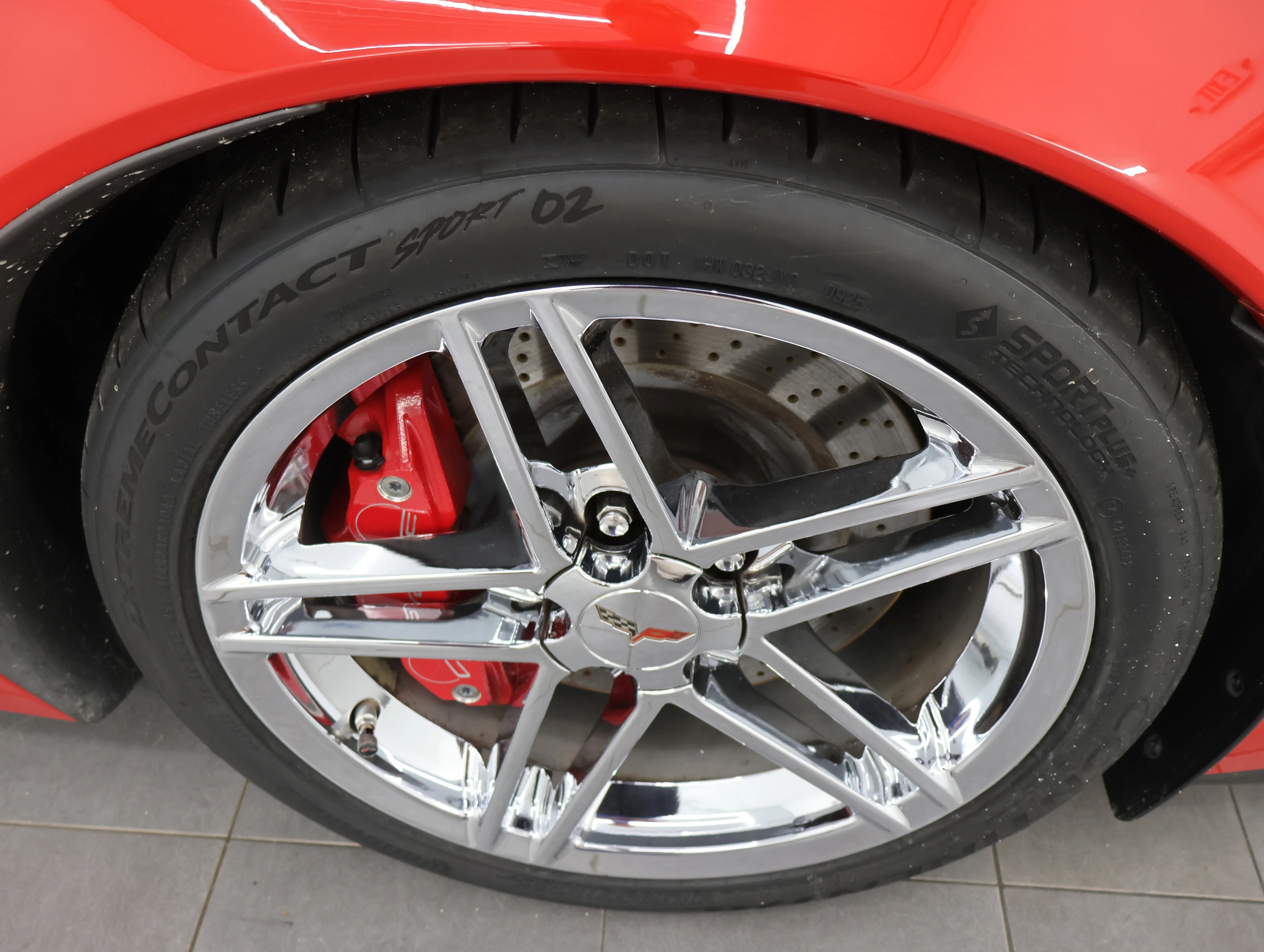 Used 2008 Victory Red Chevrolet Z06 image 3