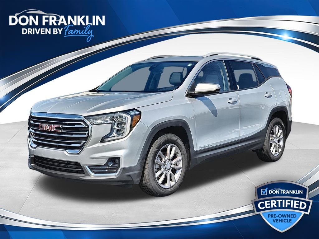 Used 2022 Silver GMC SLT image 1