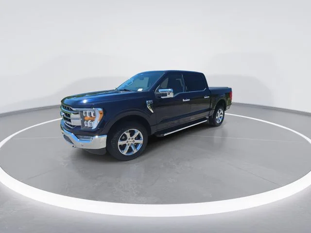 Used 2021 Blue Ford Lariat image 4