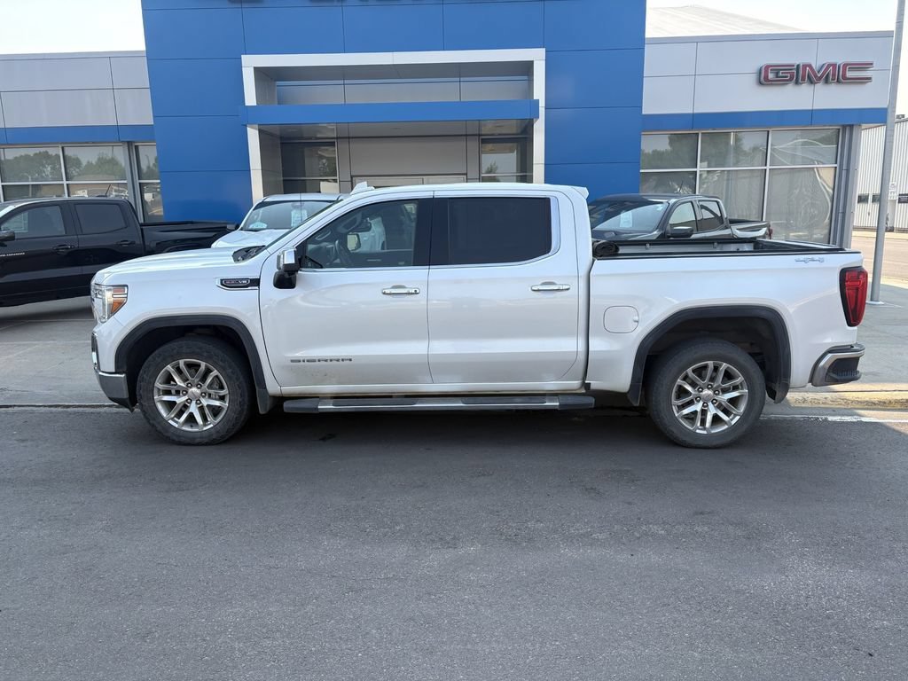 Used 2022 WHITE FROST TRICOAT GMC SLT image 1