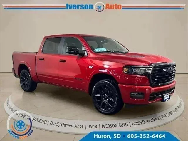 New 2026 Molten Red Pearl-Coat Exterior Paint RAM LARAMIE image 1