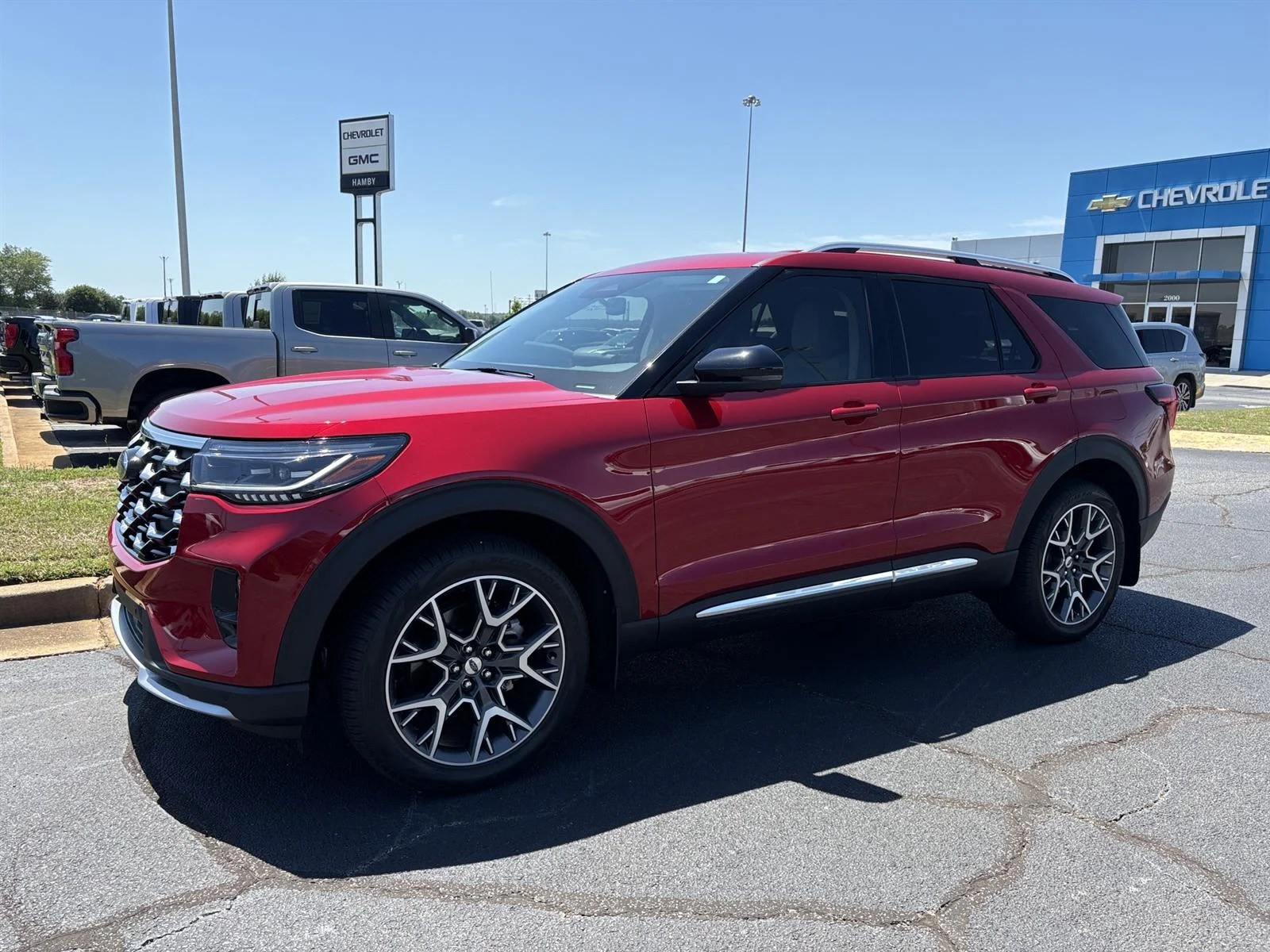 Used 2025 Red Ford Platinum image 8