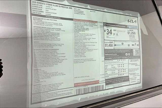 New 2026 Interstellar Gray Kia X-Line SX Prestige AWD image 14