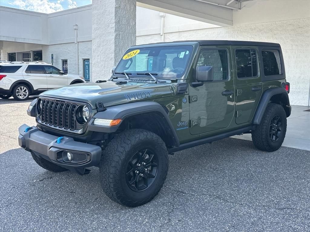 Used 2024 Green Clearcoat Jeep Willys 4xe image 24