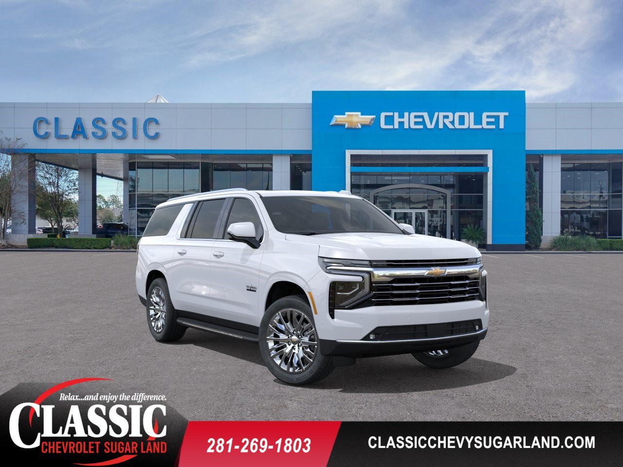 2026 Chevrolet Suburban LT White at Classic Elite Chevrolet Hwy 6