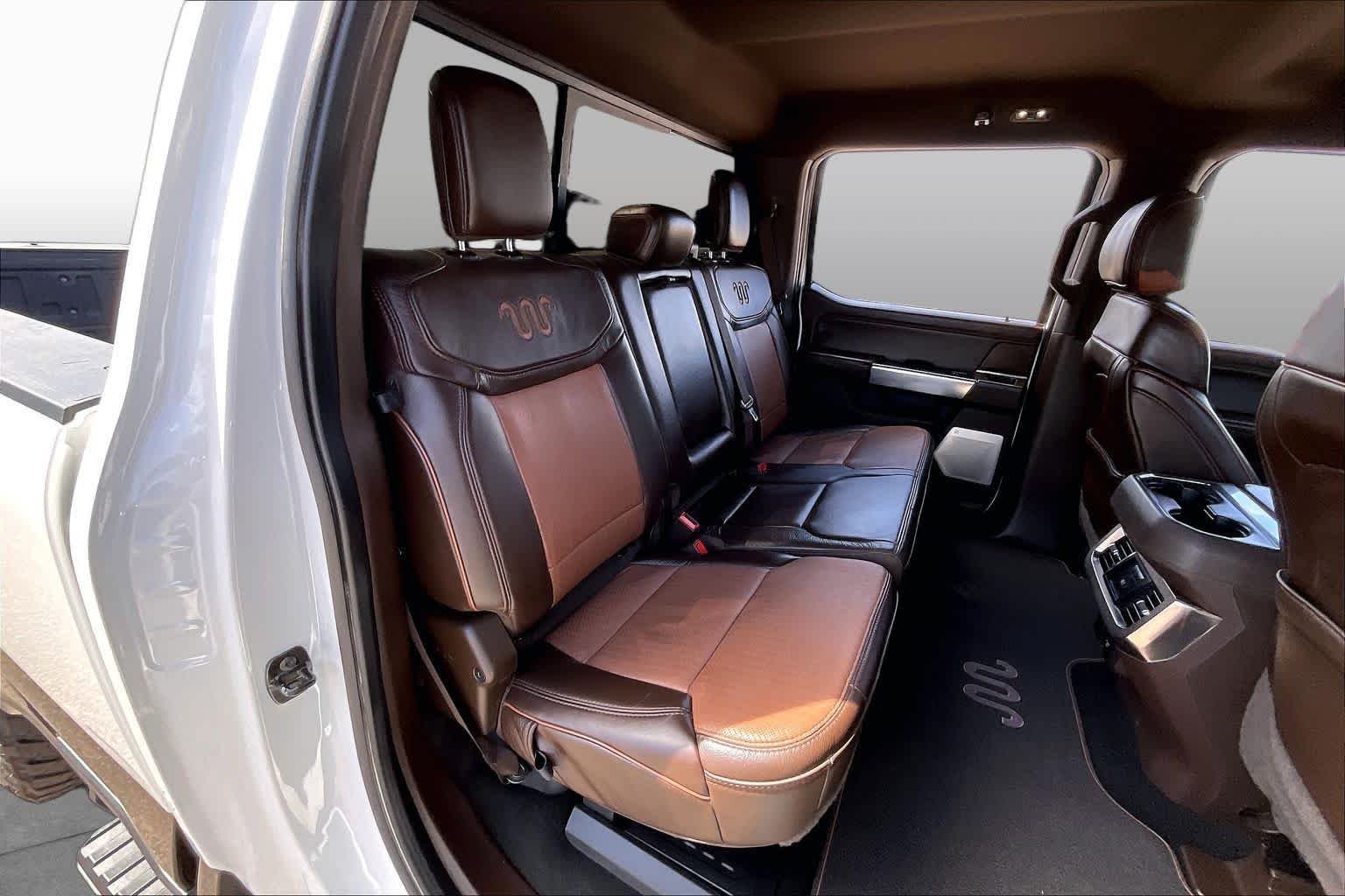 Used 2024 Star White Metallic Tri-Coat/Darkened Bronze Ford King Ranch image 19