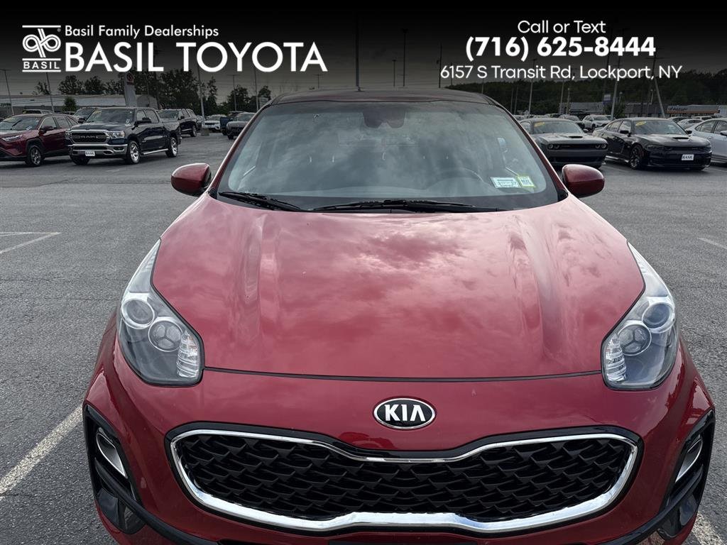 Used 2021 Hyper Red Kia LX image 1