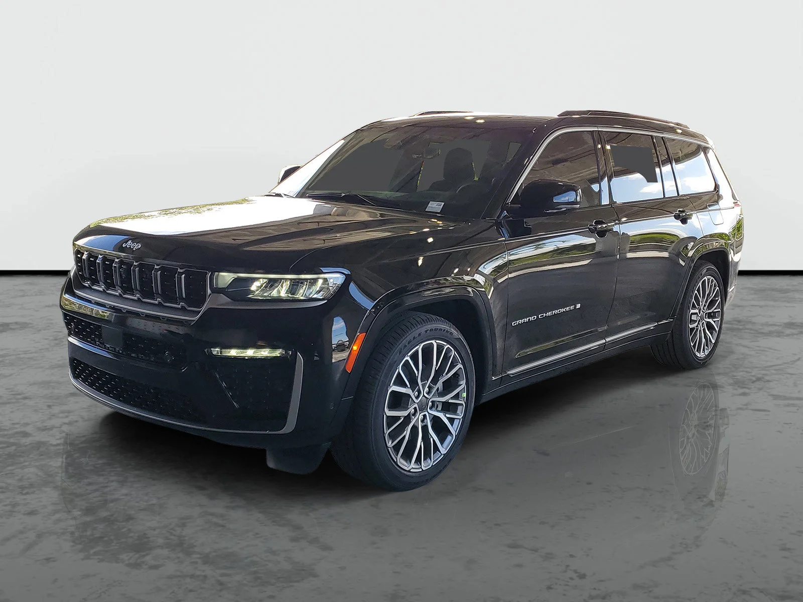 New 2026 Diamond Black Crystal Pearl-Coat Exterior Paint Jeep Summit image 3