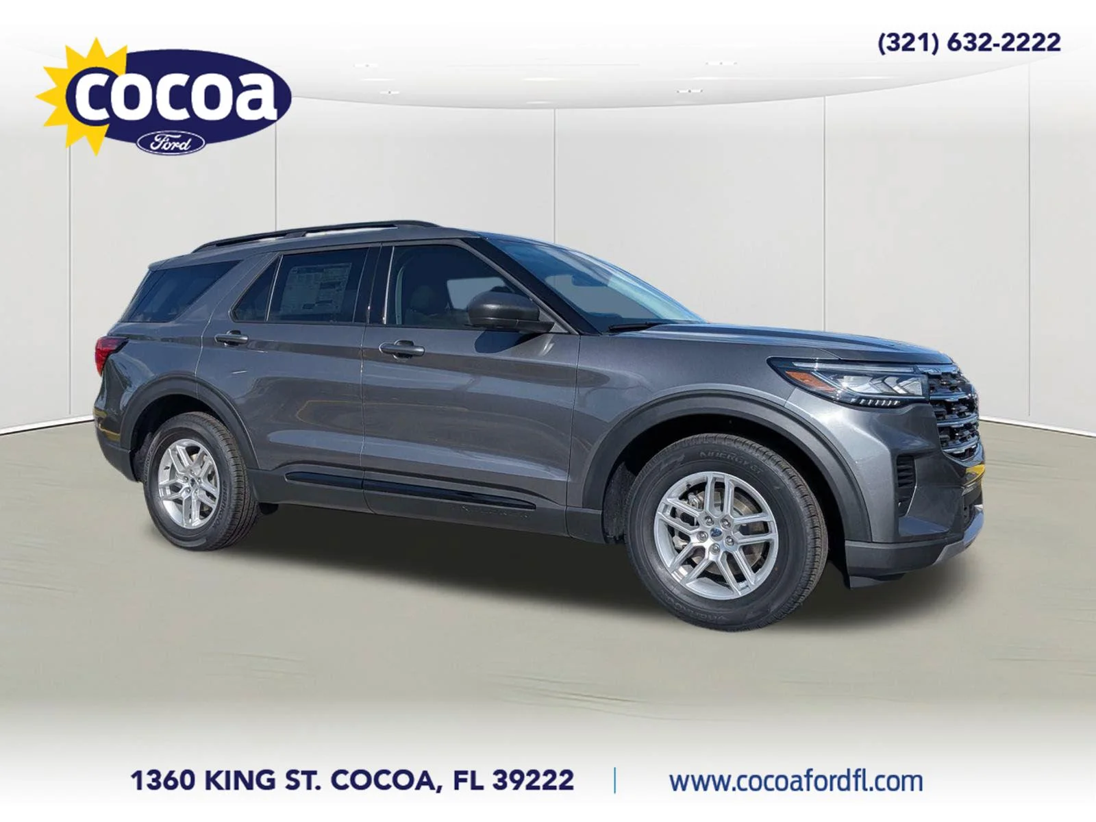 New 2026 Carbonized Gray Metallic Ford Active image 1