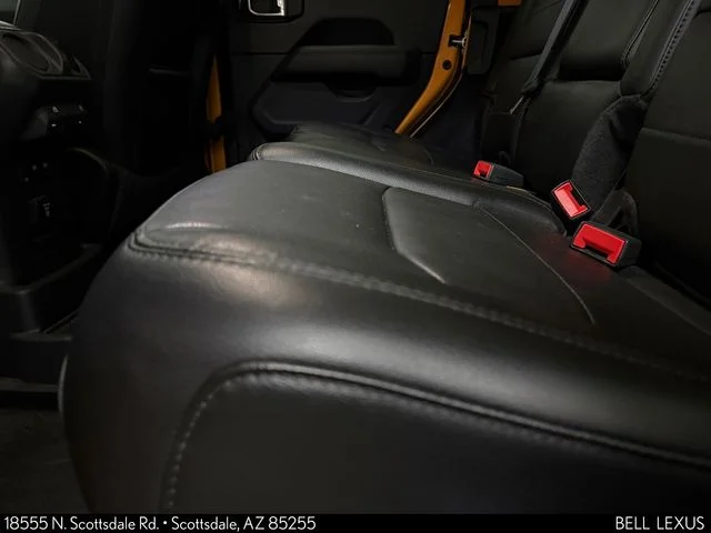 Used 2021 Yellow Jeep Unlimited Sahara Altitude image 21