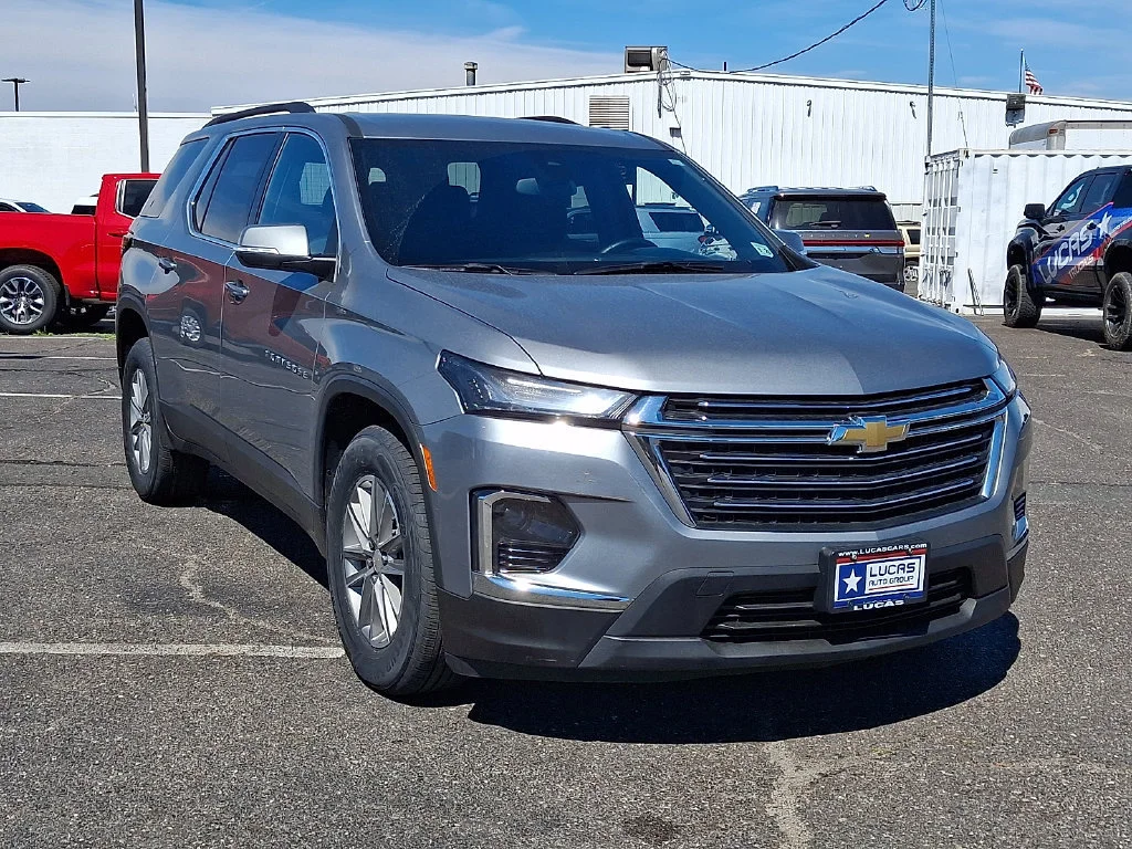 Used 2023 Sterling Gray Metallic Chevrolet LT Cloth image 2