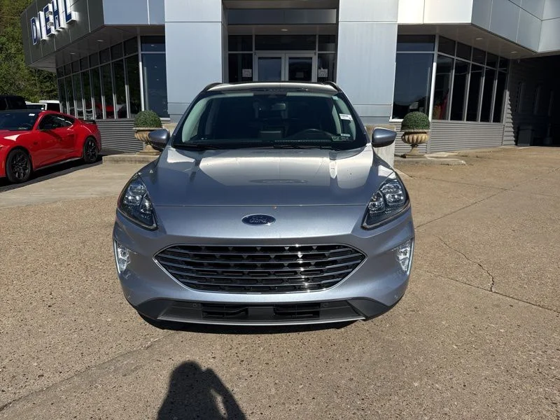 Used 2022 Blue Ford Titanium image 2