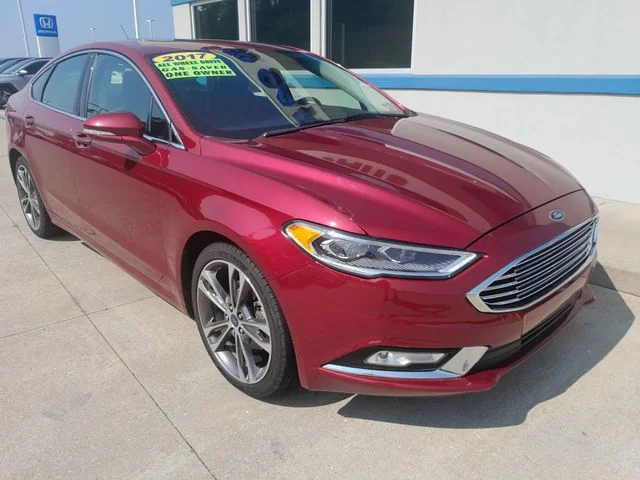 Used 2017 Red Ford Titanium image 3