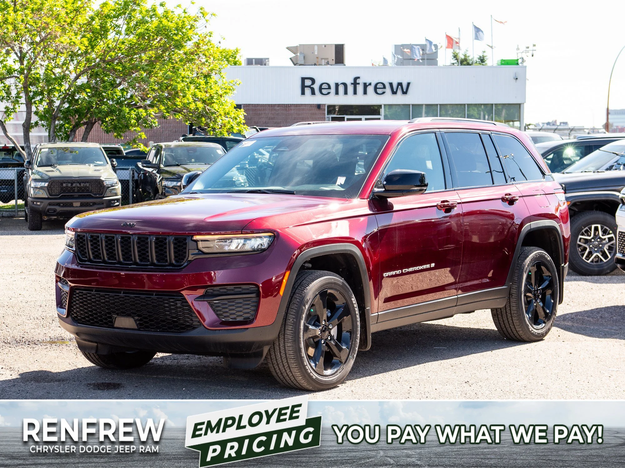 New 2025 Red Jeep Altitude* 4x4, Heated Leather, Wireless Charging Pad, Remote Start image 1