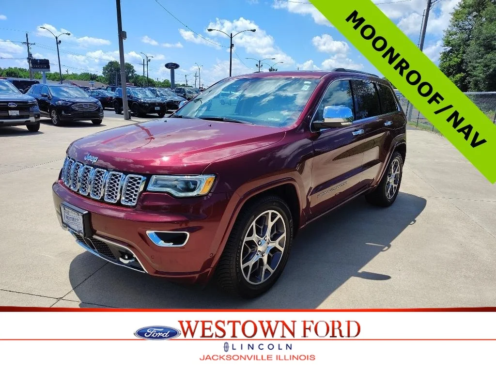 Used 2020 Velvet Red Pearlcoat Jeep Overland image 1