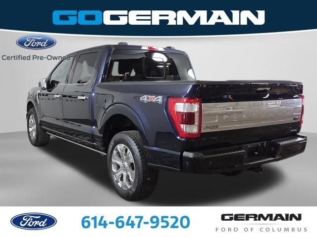 Certified Used 2023 Antimatter Blue Metallic Ford Platinum image 9