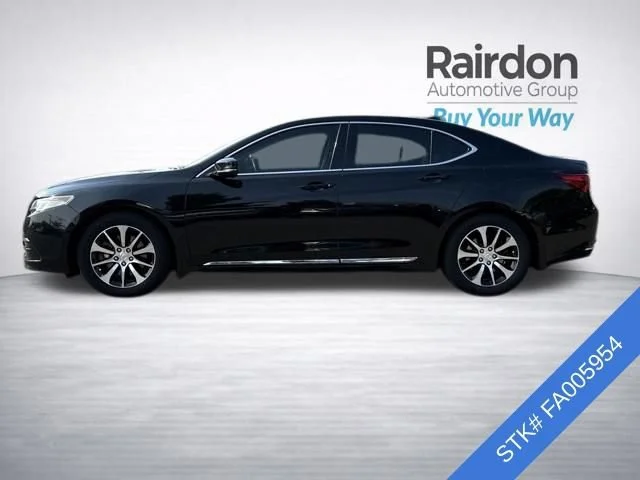 Used 2015 Crystal Black Pearl Acura Tech image 4