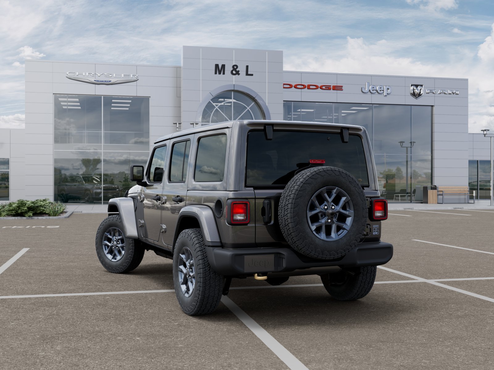 New 2026 Granite Crystal Metallic Clear-Coat Exterior Paint Jeep 85th Anniversary image 30