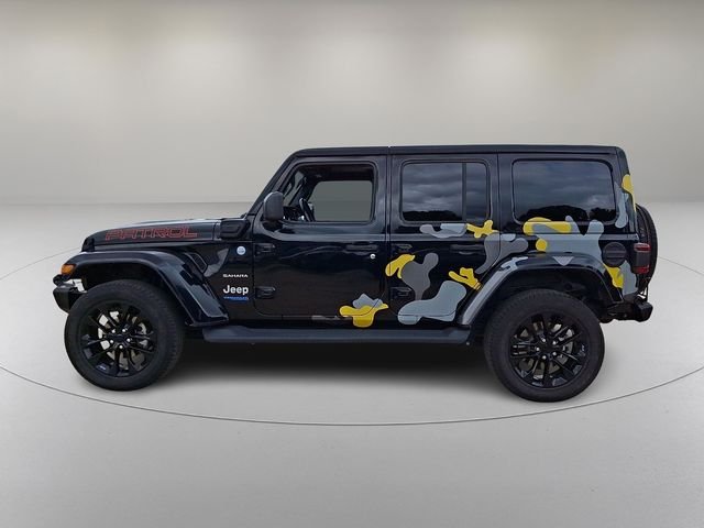 Used 2021 Black Jeep Unlimited Sahara 4xe image 6