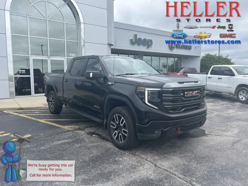 Used 2023 Onyx Black GMC AT4 image 1