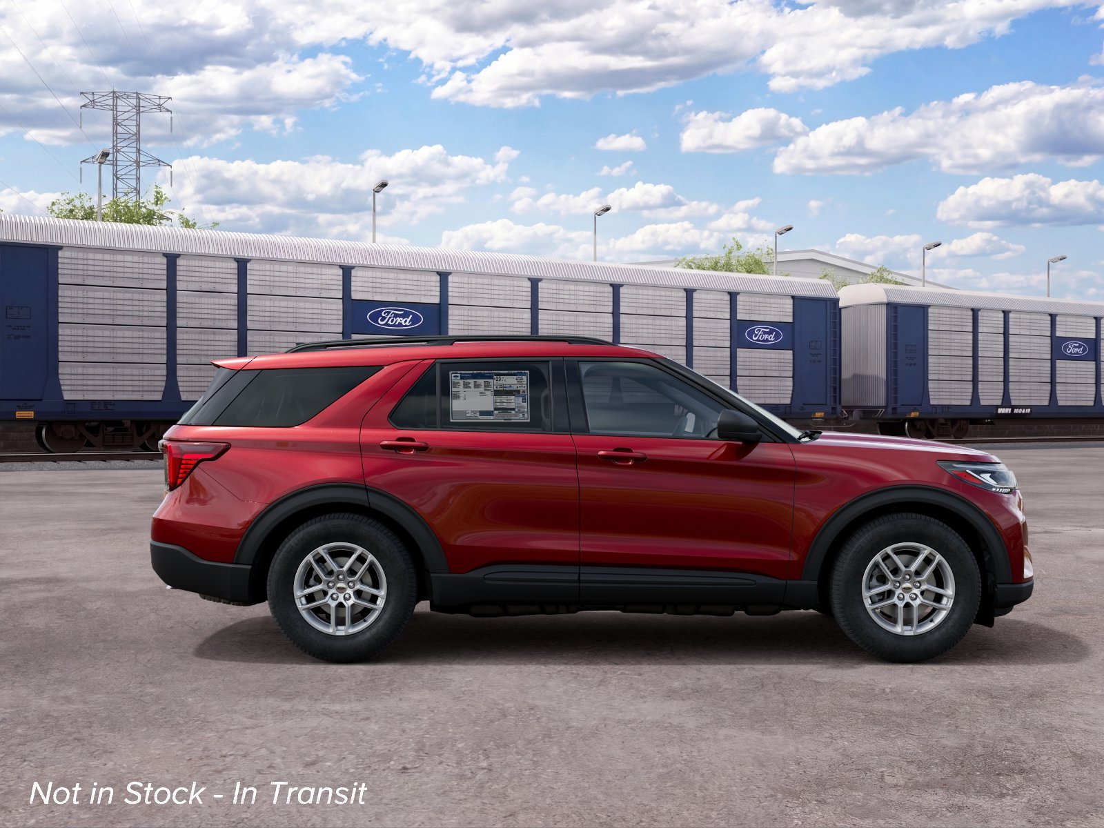 New 2027 Ruby Red Metallic Tinted Clearcoat Ford Active image 5