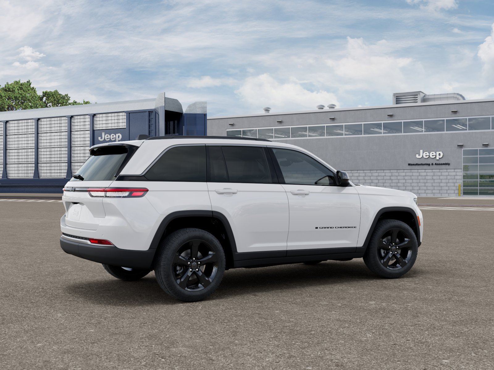 New 2027 Bright White Clear-Coat Paint Jeep Limited image 2