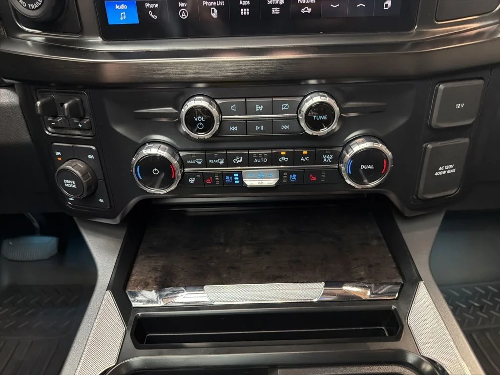 Used 2023 White Metallic / Camo Wrap Ford Lariat image 24