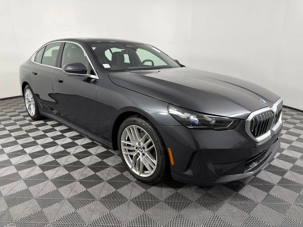 Certified Used 2024 Dark Graphite Metallic BMW 540i xDrive image 3