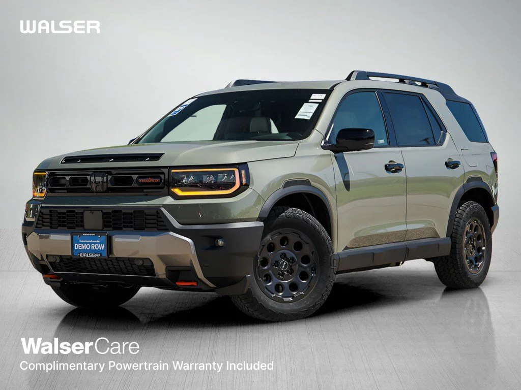 New 2026 Ash Green Metallic Honda TrailSport Elite Blackout image 1