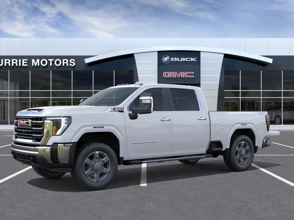 New 2026 Glacier White Tricoat GMC SLT image 2