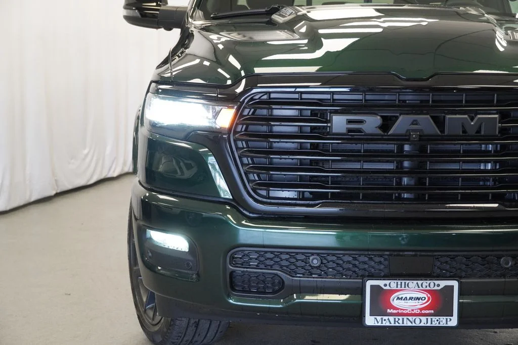 New 2026 Serrano-Green Metallic Exterior Paint RAM Laramie image 6