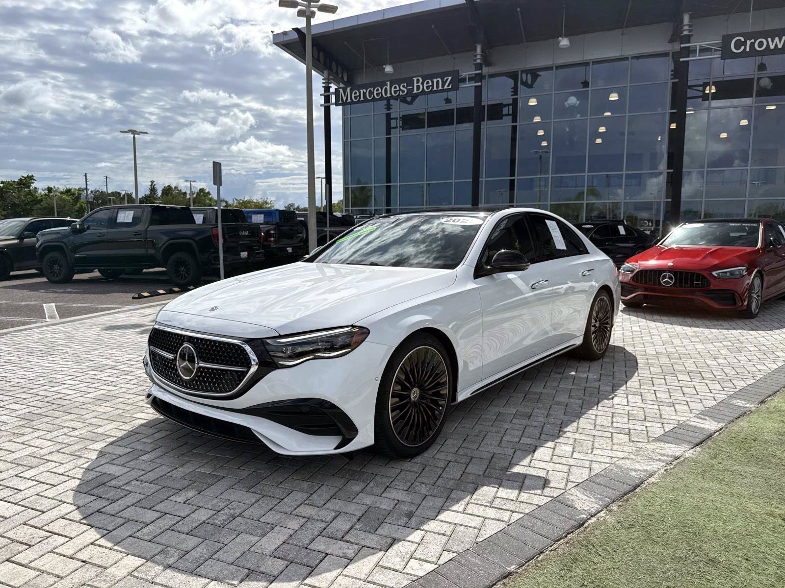 Certified Used 2026 Moonlight White Mercedes-Benz E 450 image 2