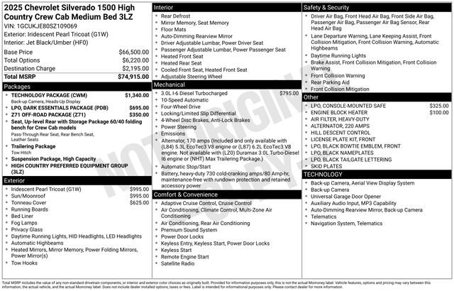 Certified Used 2025 Beige Chevrolet High Country image 25