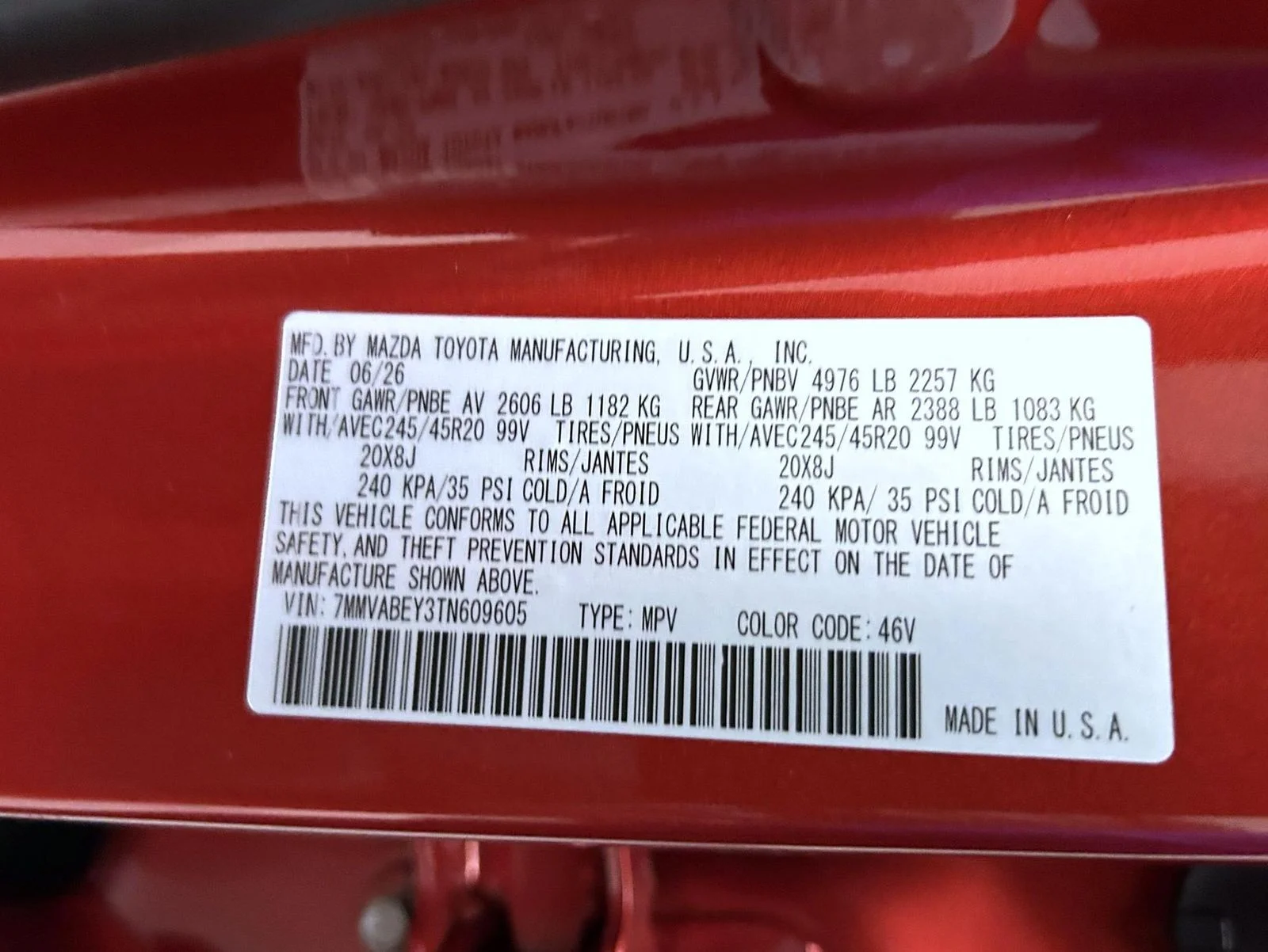 New 2026 Red Mazda 2.5 Turbo Premium Plus image 26