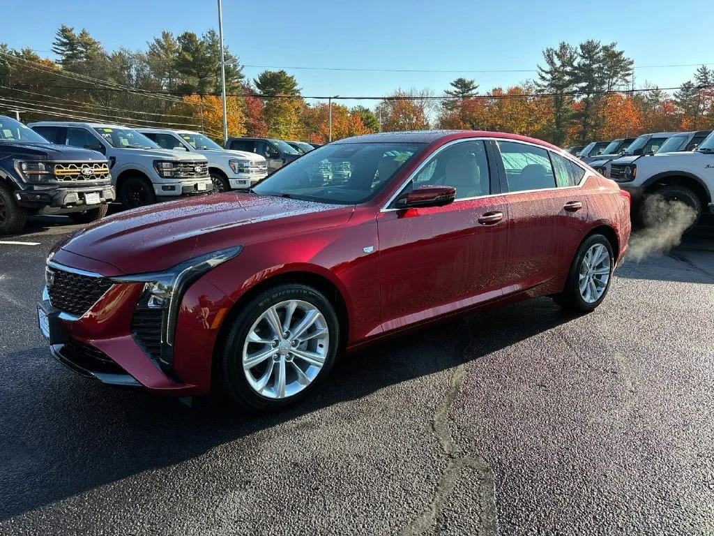 Used 2025 Radiant Red Cadillac Premium Luxury image 7