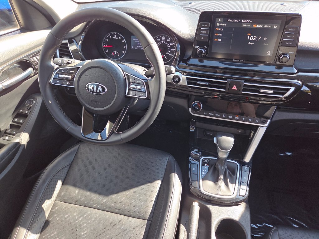 Used 2021 Neptune Blue Kia EX image 30