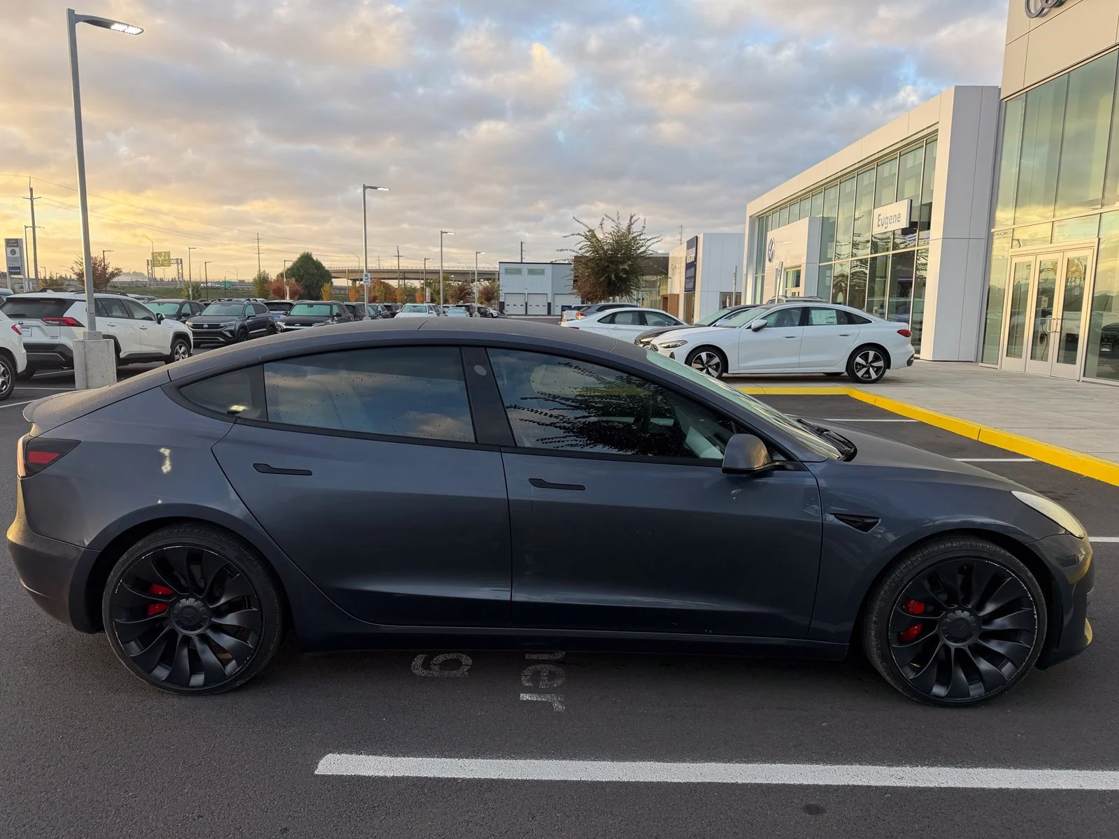 Used 2023 Gray Tesla Performance image 6