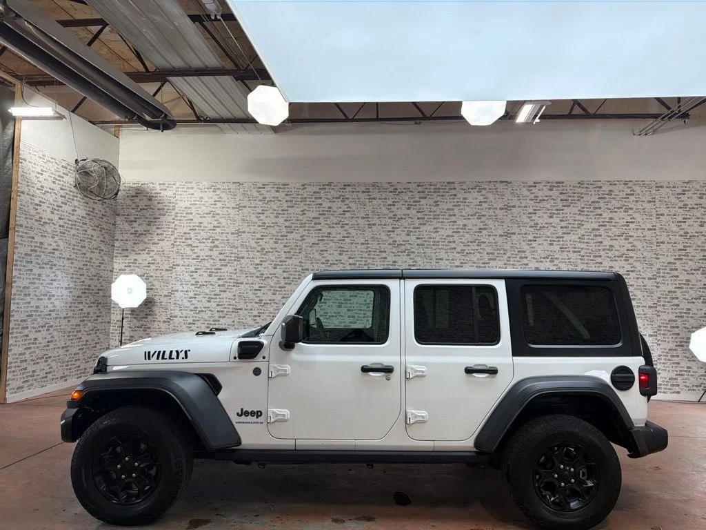 Used 2023 Bright White Clearcoat Jeep Willys 4xe image 4
