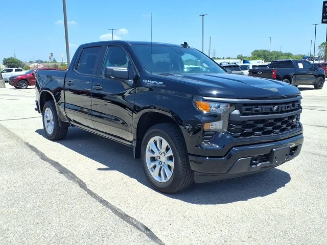 Pre-Owned 2026 Chevrolet Silverado 1500 Custom Rear Wheel Drive Crew Cab