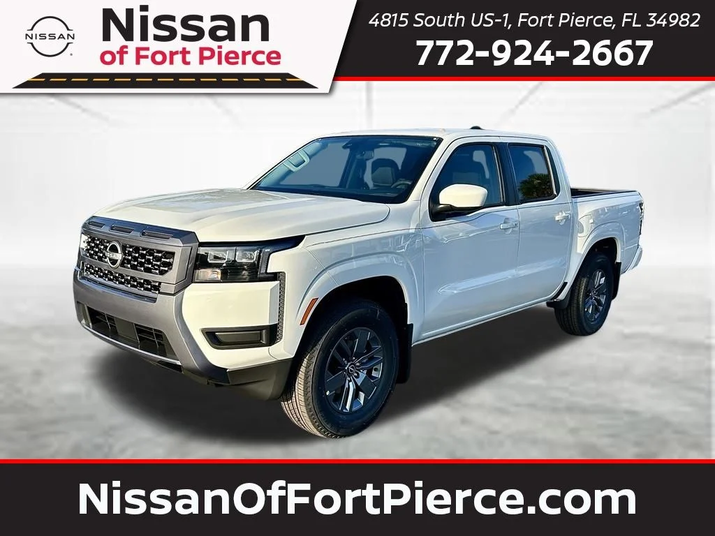 New 2026 Glacier White Nissan Crew Cab SV image 1