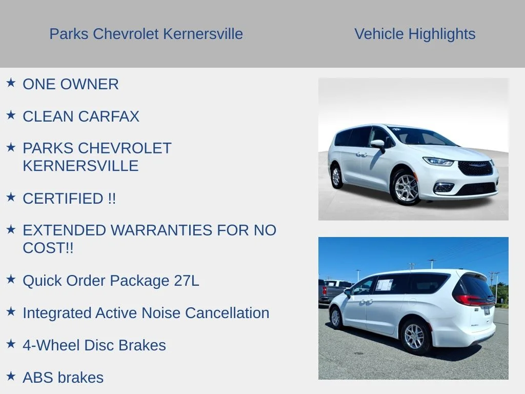 Used 2023 White Chrysler Touring L image 5