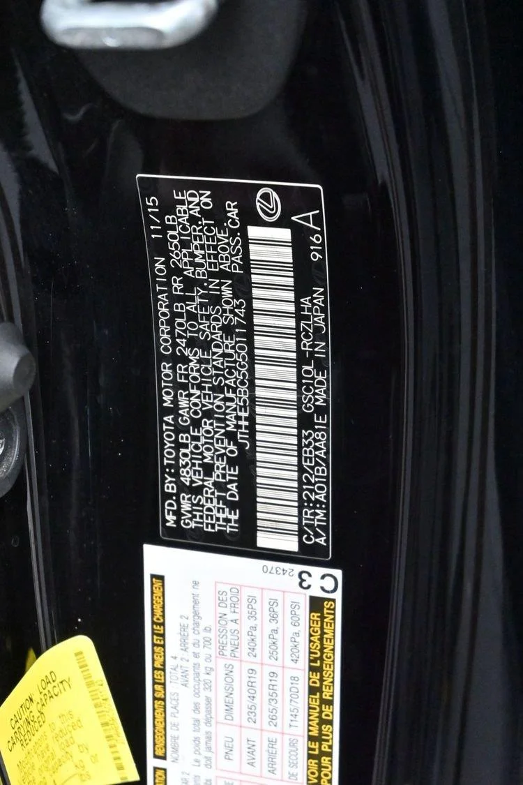 Used 2016 Obsidian Lexus Base image 42