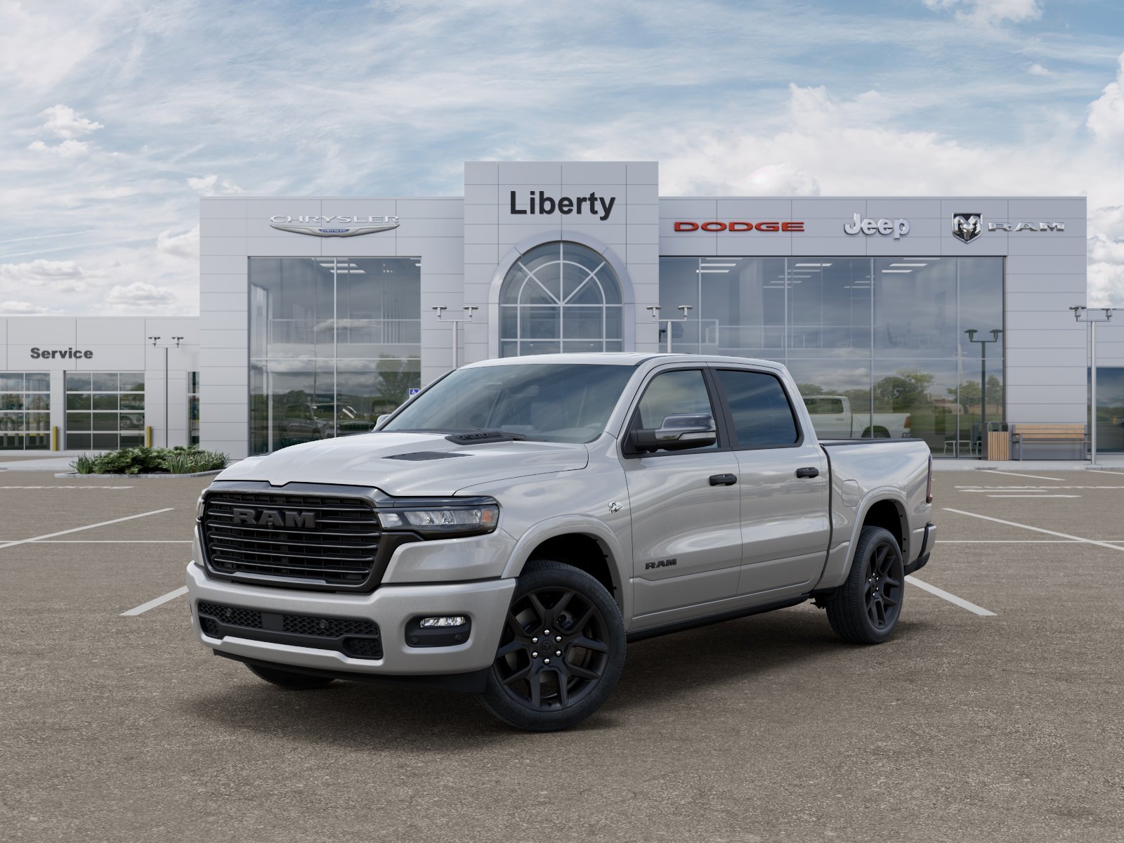 New 2026 Silver Zynith Exterior Paint RAM Laramie image 32