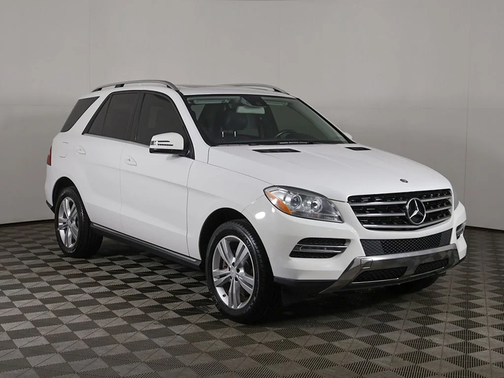 Used 2014 Polar White Mercedes-Benz ML 350 image 2