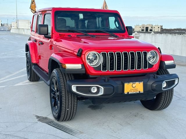 Certified 2025 Jeep Wrangler 4xe Sahara 4XE with VIN 1C4RJXP69SW578234 for sale in Brooklyn, NY