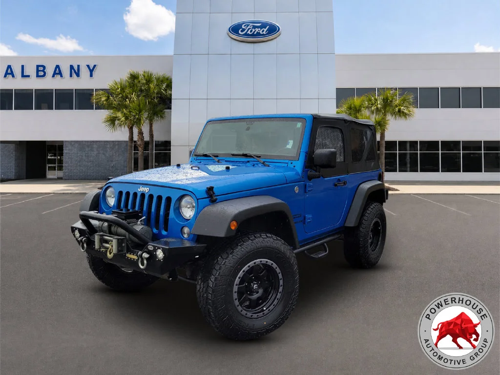 Used 2015 Blue Jeep Sport image 1