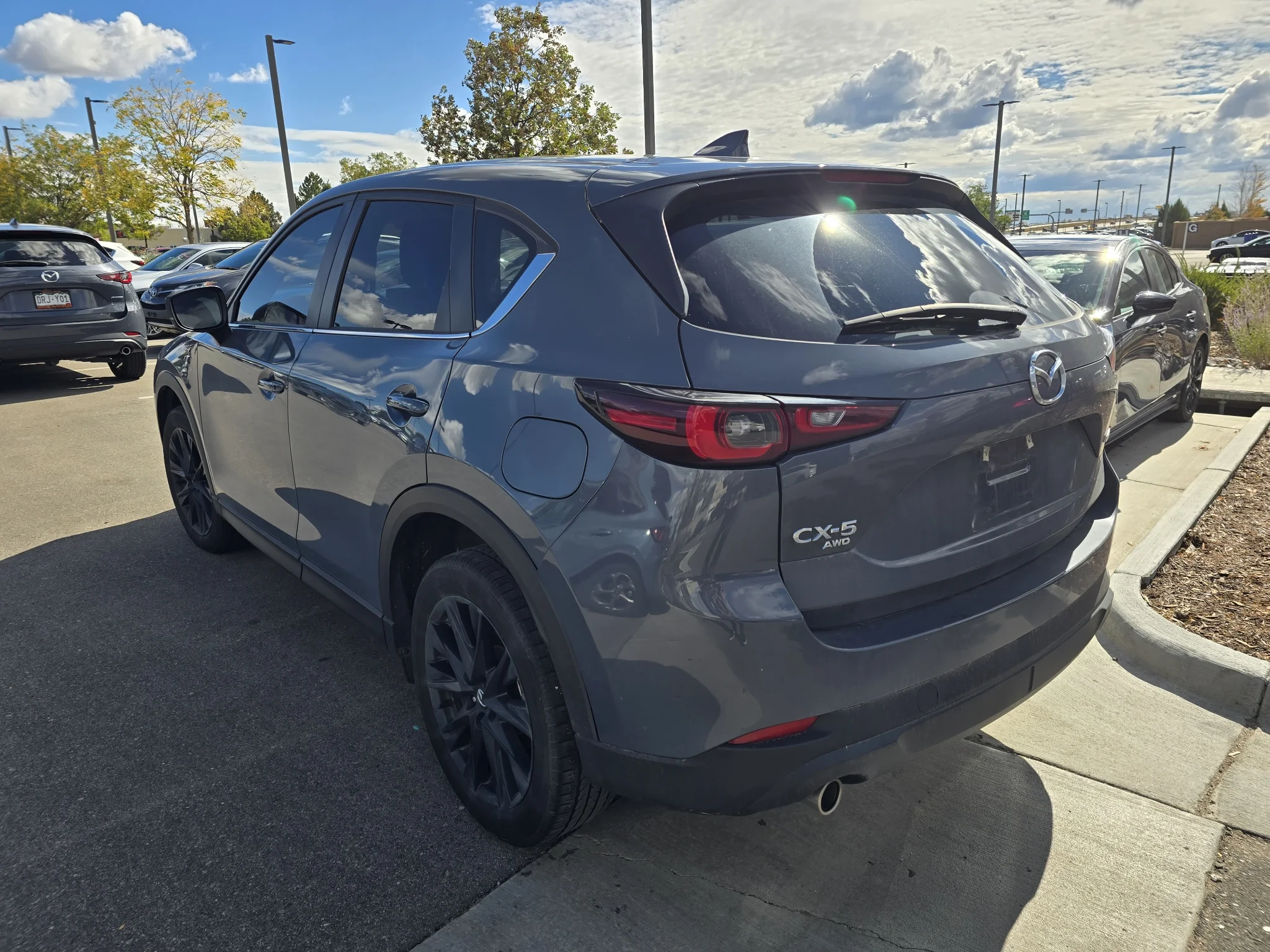 Used 2025 Polymetal Gray Metallic Mazda 2.5 S Carbon Edition image 3